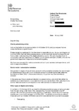 200720 Digital Advertising - HMRC response - Charity Tax Group